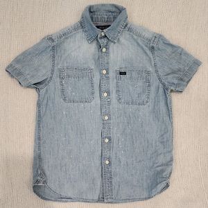 Polo Ralph Lauren - Boy's denim short sleeve button up - M (10-12) -  Pre-owned